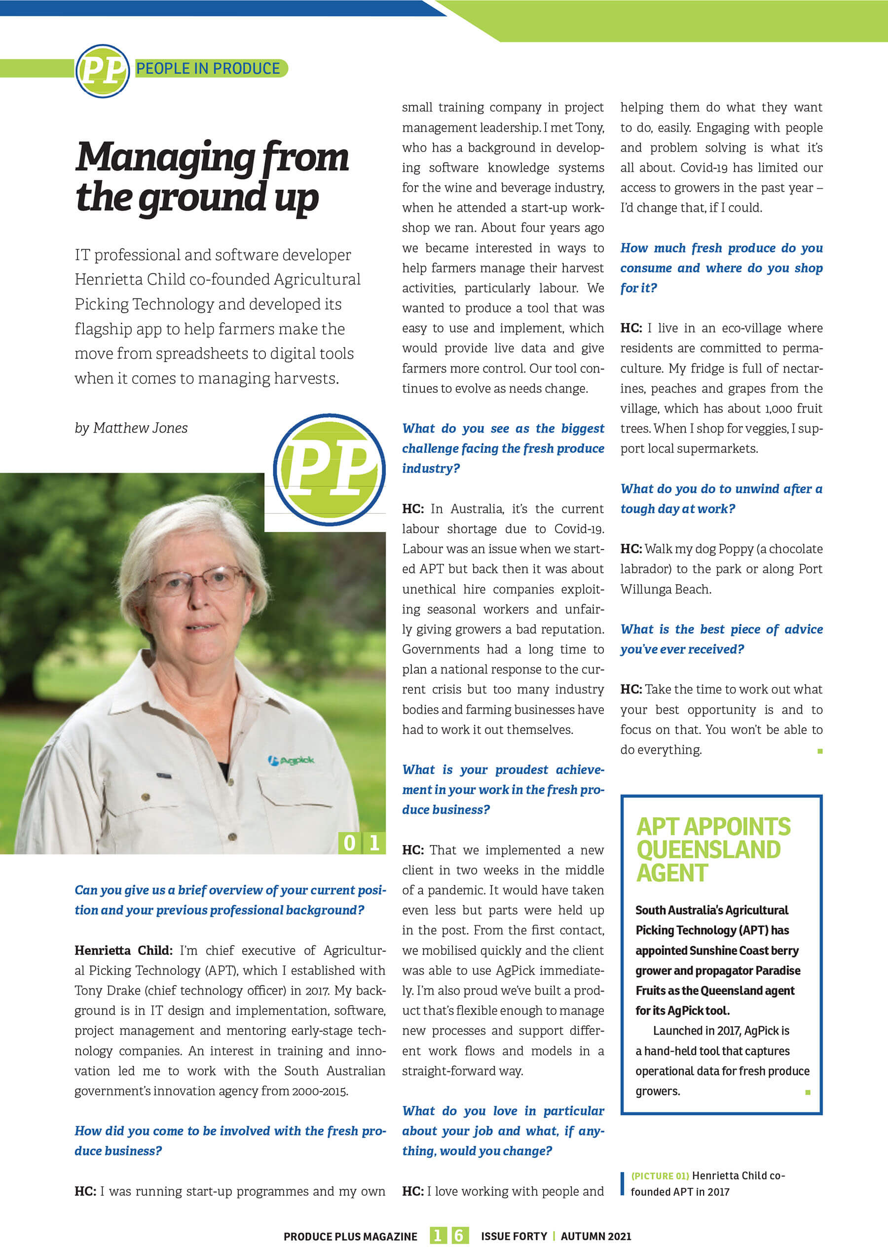 People in Produce - Managing from the ground up - AgPick